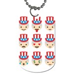 Uncle Sam Emoji Dog Tag (One Side)