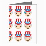 Uncle Sam Emoji Greeting Card