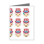 Uncle Sam Emoji Mini Greeting Card