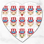 Uncle Sam Emoji Jigsaw Puzzle (Heart)