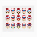 Uncle Sam Emoji Small Glasses Cloth