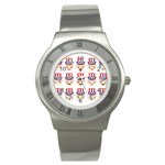 Uncle Sam Emoji Stainless Steel Watch