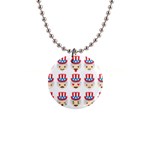 Uncle Sam Emoji 1  Button Necklace