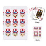 Uncle Sam Emoji Playing Cards Single Design