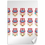 Uncle Sam Emoji Canvas 12  x 18 