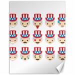 Uncle Sam Emoji Canvas 18  x 24 