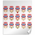 Uncle Sam Emoji Canvas 20  x 24 