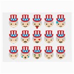 Uncle Sam Emoji Large Glasses Cloth