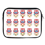 Uncle Sam Emoji Apple iPad 2/3/4 Zipper Case