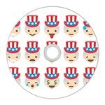 Uncle Sam Emoji CD Wall Clock