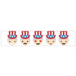 Uncle Sam Emoji Flano Scarf (Small)