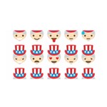 Uncle Sam Emoji Satin Wrap