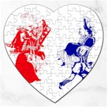 Victorian Marriage Jigsaw Puzzle (Heart)