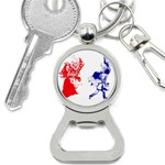 Victorian Marriage Bottle Opener Key Chain