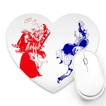 Victorian Marriage Heart Mousepad