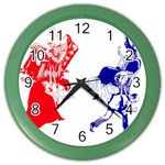 Victorian Marriage Color Wall Clock