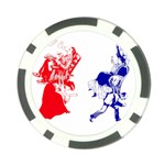 Victorian Marriage Poker Chip Card Guard