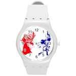 Victorian Marriage Round Plastic Sport Watch (M)