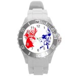 Victorian Marriage Round Plastic Sport Watch (L)