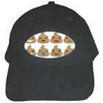 poop Emoji Black Cap