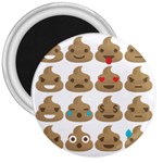 poop Emoji 3  Magnet