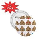 poop Emoji 1.75  Button (10 pack) 