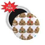 poop Emoji 2.25  Magnet (10 pack)