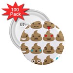 poop Emoji 2.25  Button (100 pack)