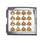 poop Emoji Mega Link Italian Charm (18mm)