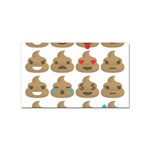 poop Emoji Sticker (Rectangular)