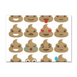 poop Emoji Sticker A4 (10 pack)