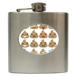 poop Emoji Hip Flask (6 oz)