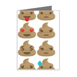 poop Emoji Mini Greeting Card