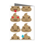 poop Emoji Mini Greeting Cards (Pkg of 8)