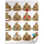 poop Emoji Canvas 18  x 24 