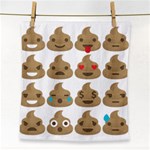 poop Emoji Face Towel