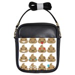 poop Emoji Girls Sling Bag