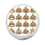 poop Emoji 4-Port USB Hub (One Side)