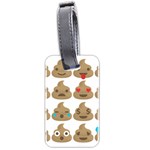 poop Emoji Luggage Tag (two sides)