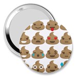 poop Emoji 3  Handbag Mirror