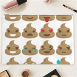 poop Emoji Cosmetic Bag (XXL)