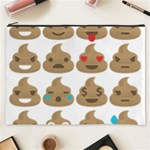 poop Emoji Cosmetic Bag (XXXL)