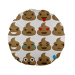 poop Emoji Standard 15  Premium Round Cushion 