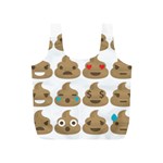 poop Emoji Full Print Recycle Bag (S)