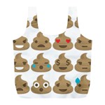 poop Emoji Full Print Recycle Bag (L)