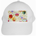 happy Birthday emoji White Cap