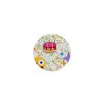 happy Birthday emoji 1  Mini Button