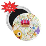 happy Birthday emoji 2.25  Magnet (10 pack)