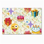 happy Birthday emoji Postcard 4  x 6 