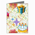 happy Birthday emoji Greeting Cards (Pkg of 8)